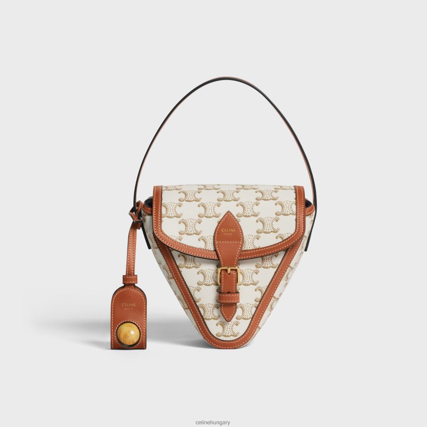 kiegészítők CELINE triomphe petanque játék triomphe vászonból és borjúbőrből fehér férfiak J6P4881682