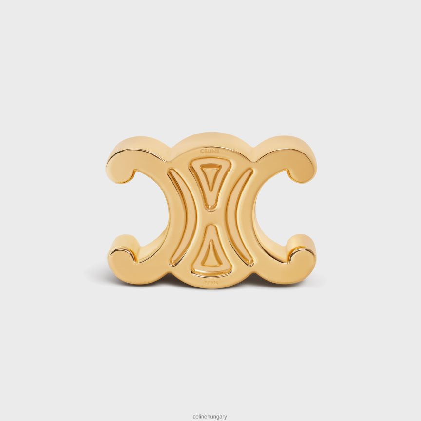 kiegészítők CELINE triumph papírnehezék acélból Arany férfiak J6P4881651