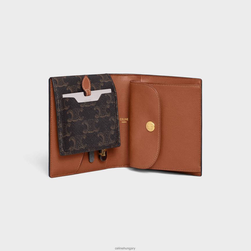 kiegészítők CELINE utazási készlet triumph vászonból és borjúbőrből Cser férfiak J6P4881626