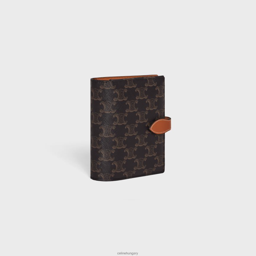 kiegészítők CELINE utazási készlet triumph vászonból és borjúbőrből Cser férfiak J6P4881626