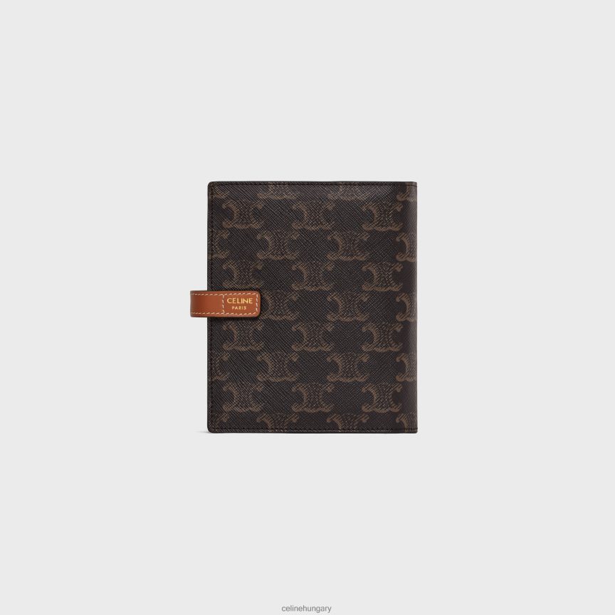 kiegészítők CELINE utazási készlet triumph vászonból és borjúbőrből Cser férfiak J6P4881626