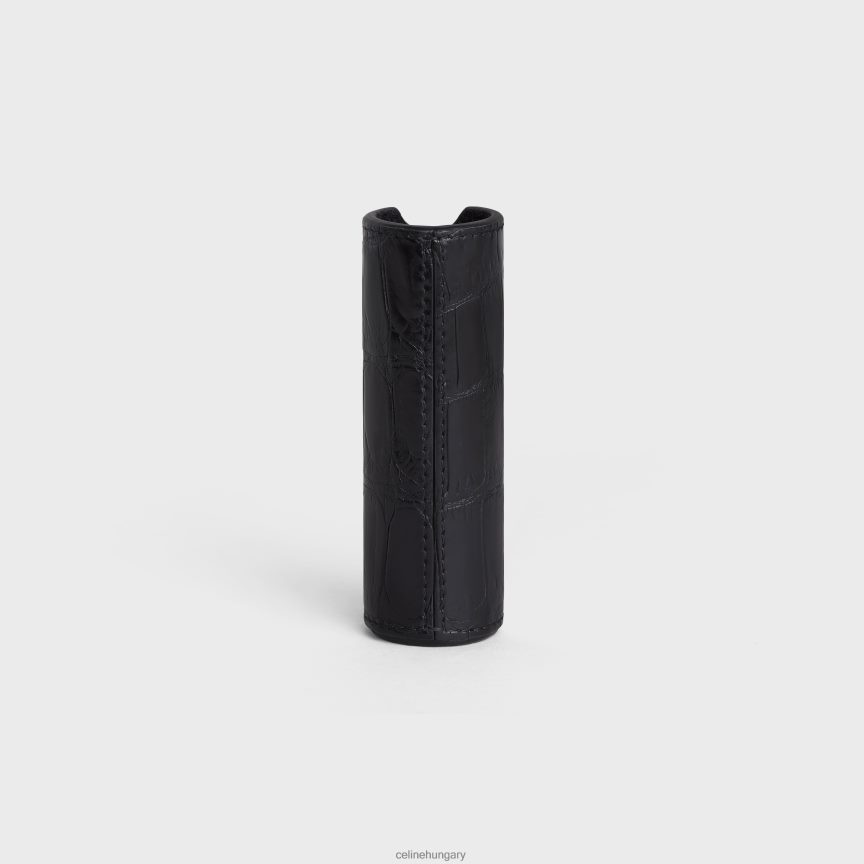 kiegészítők CELINE utazási spray-tok krokodilban fekete férfiak J6P4881456