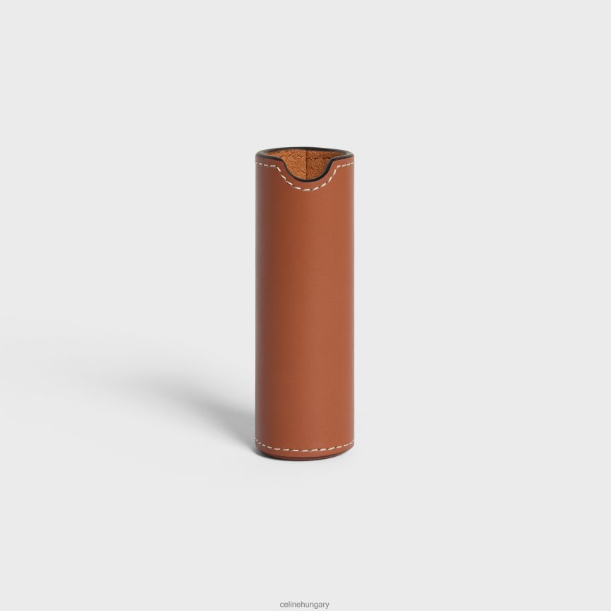 kiegészítők CELINE utazási spray tok sima borjúbőrből Cser férfiak J6P4881453