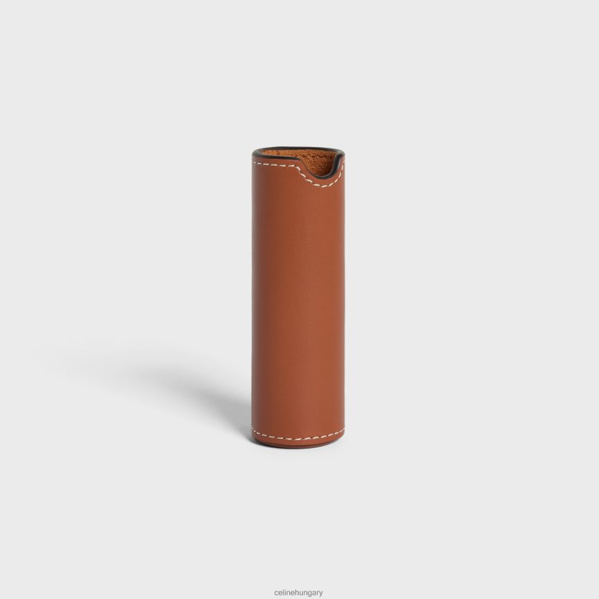 kiegészítők CELINE utazási spray tok sima borjúbőrből Cser férfiak J6P4881453