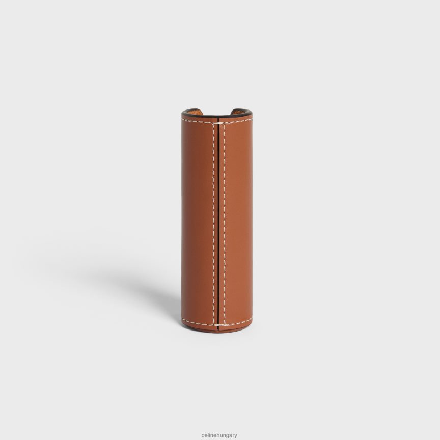 kiegészítők CELINE utazási spray tok sima borjúbőrből Cser férfiak J6P4881453