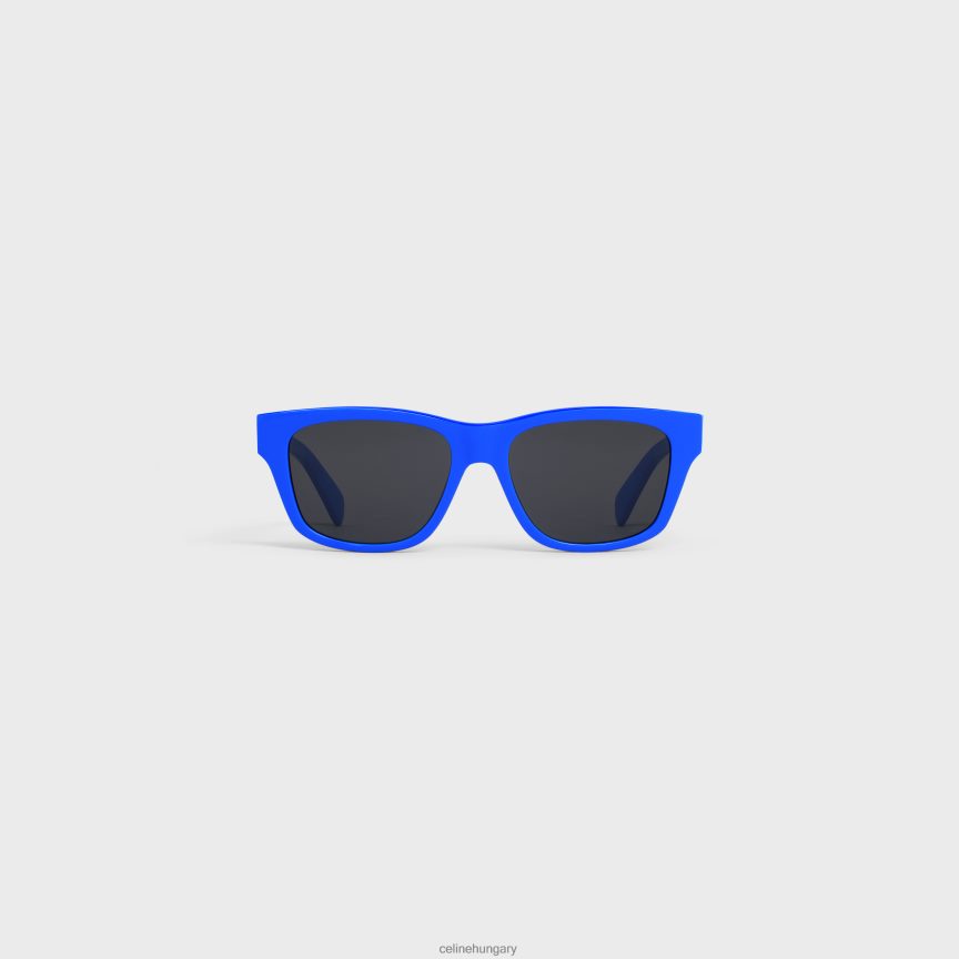 kiegészítők CELINE monochroms 05 napszemüveg acetátban királykék férfiak J6P4882226