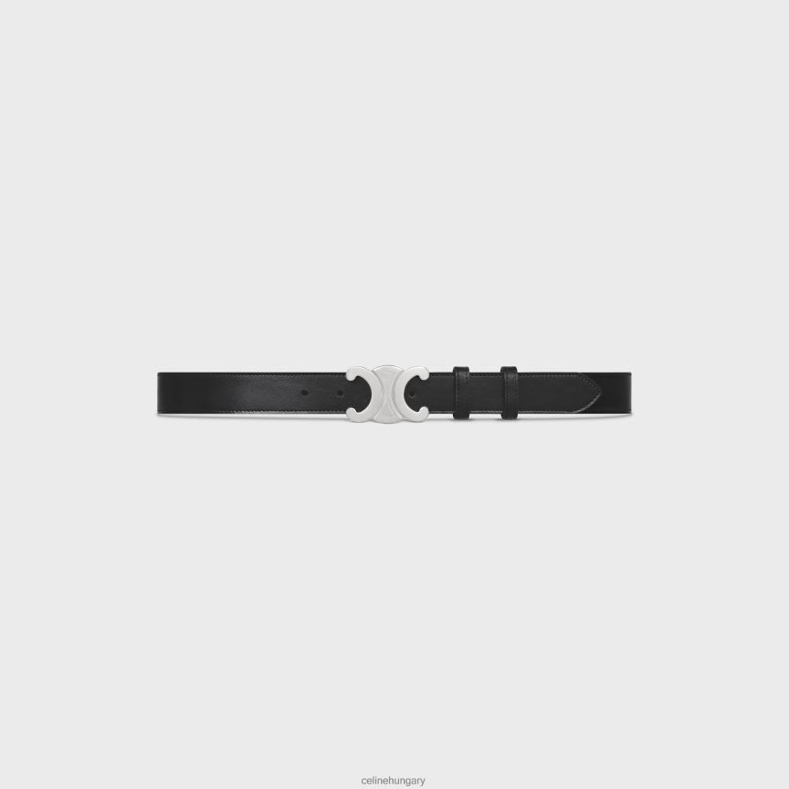 kiegészítők CELINE nagy diadalöv vintage borjúbőrből fekete férfiak J6P4882193