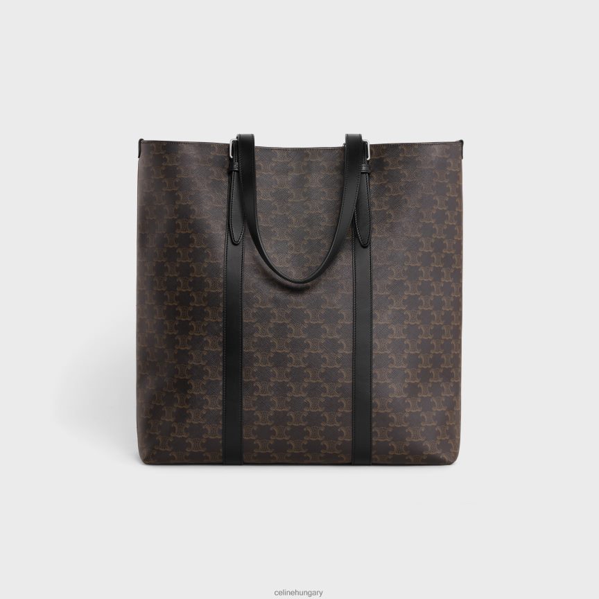 kiegészítők CELINE Cabas csattal triomphe vászonból és borjúbőrből fekete férfiak J6P4882084