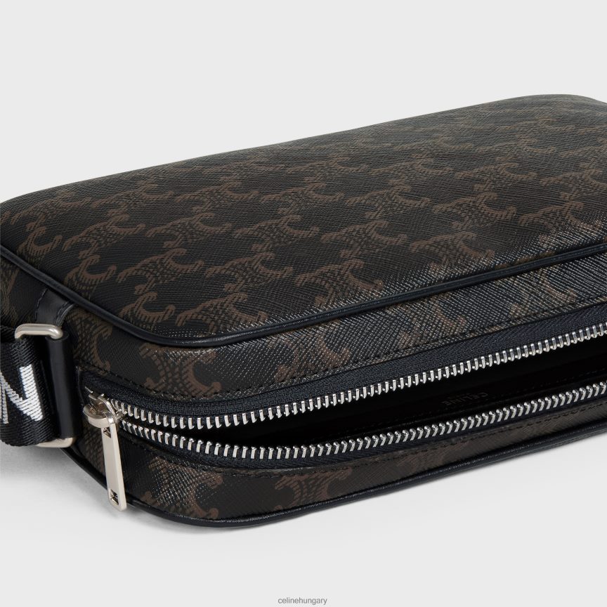 kiegészítők CELINE közepes futártáska triumph vászonból fekete férfiak J6P4882089