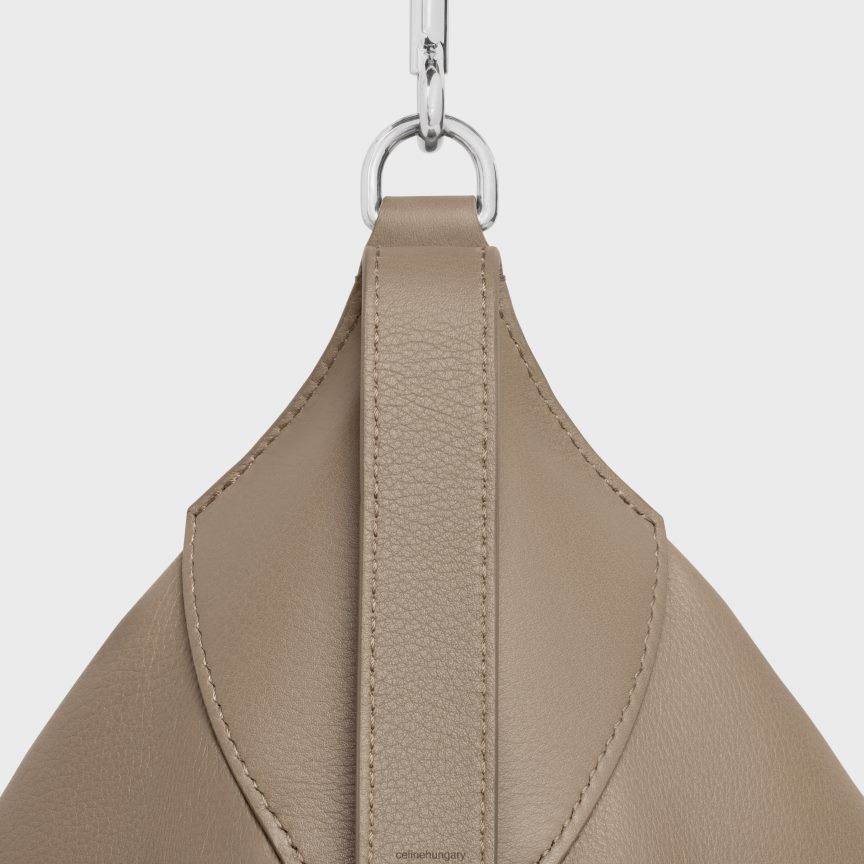 kiegészítők CELINE nagy pántos romy rugalmas borjúbőrből füstös taupe férfiak J6P4882104