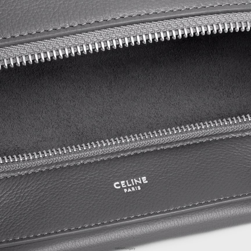 kiegészítők CELINE nagy pántos romy rugalmas borjúbőrből szürke férfiak J6P4882077