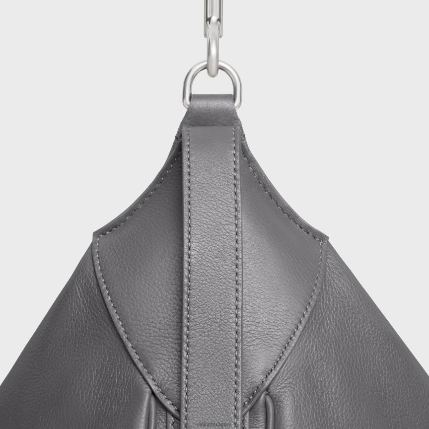 kiegészítők CELINE nagy pántos romy rugalmas borjúbőrből szürke férfiak J6P4882077