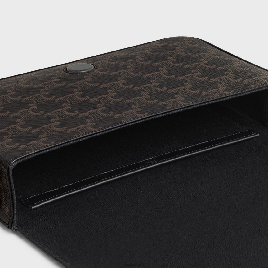 kiegészítők CELINE szárnyas hírnök diadalvászonból és borjúbőrből fekete férfiak J6P4882092