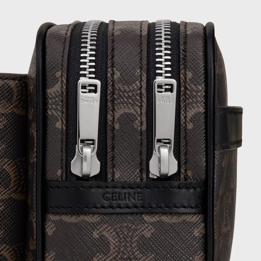 kiegészítők CELINE övtáska triumph vászonból és borjúbőrből fekete férfiak J6P4882080