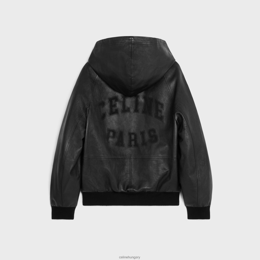 ruházat CELINE bő blúz kabát puha báránybőrből fekete férfiak J6P4881783