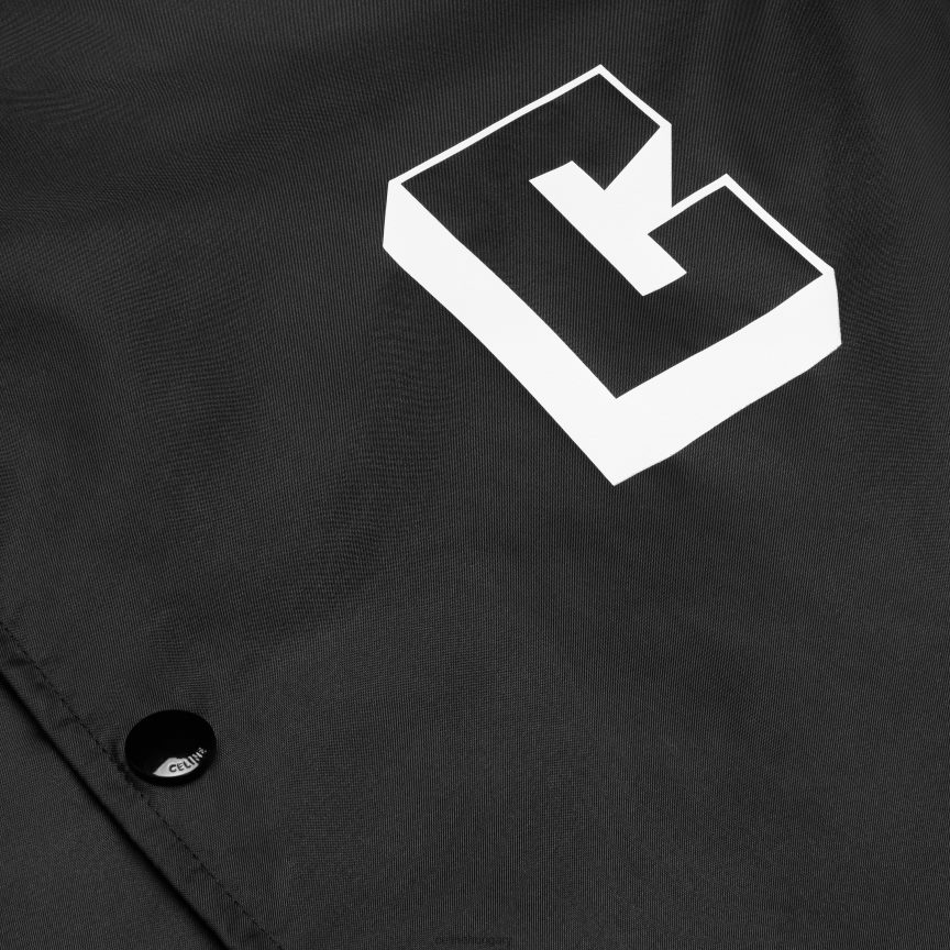 ruházat CELINE edződzseki könnyű nejlonból fekete férfiak J6P4881849