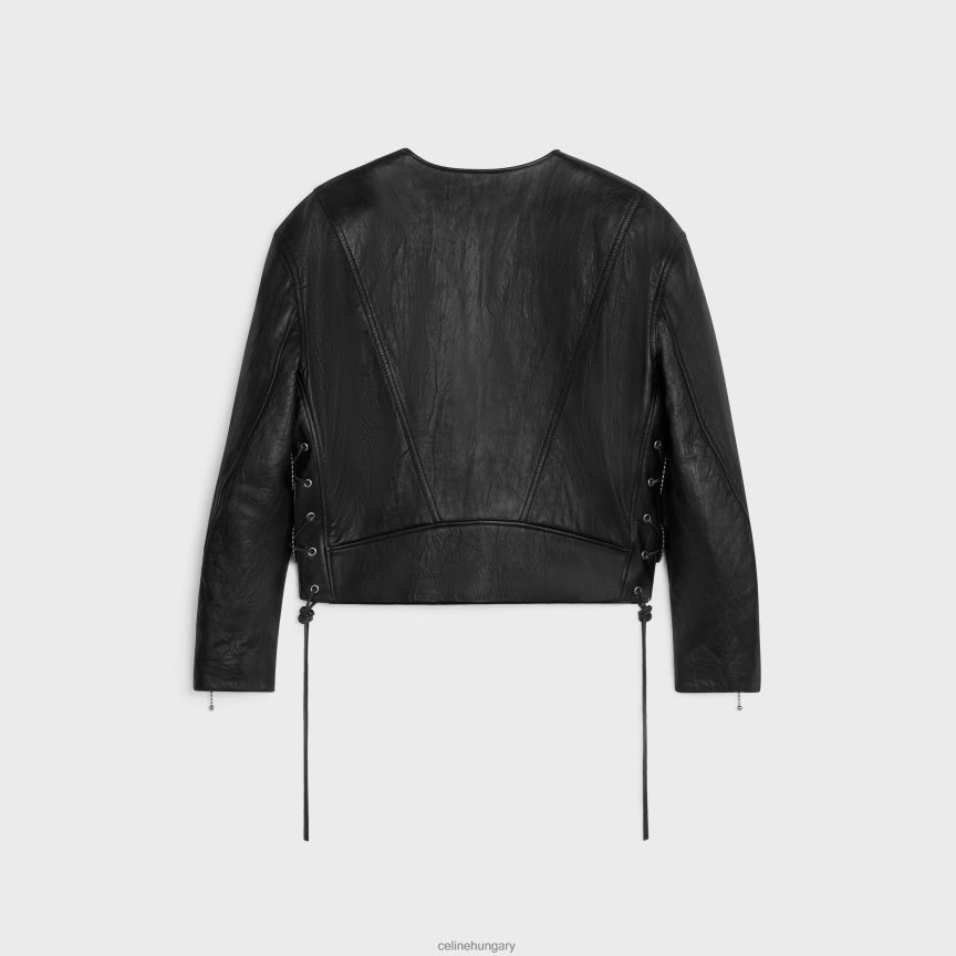 ruházat CELINE kagylókabát báránybőrből fekete férfiak J6P4881782