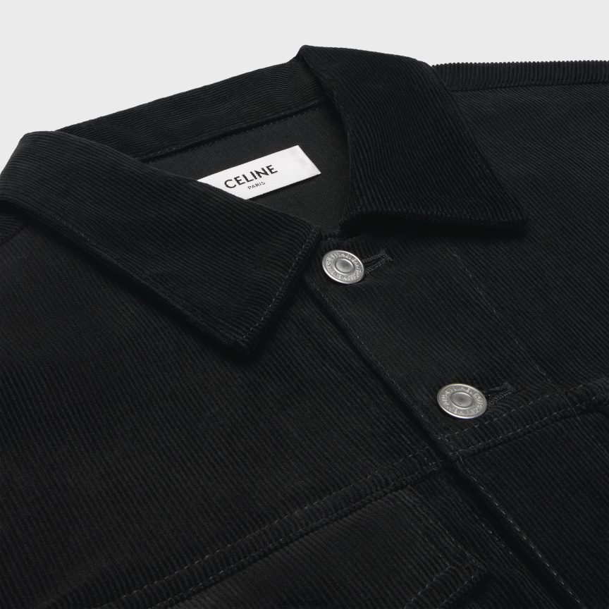 ruházat CELINE kamionos kabát kordbársonyból la mosás férfiak J6P4881784