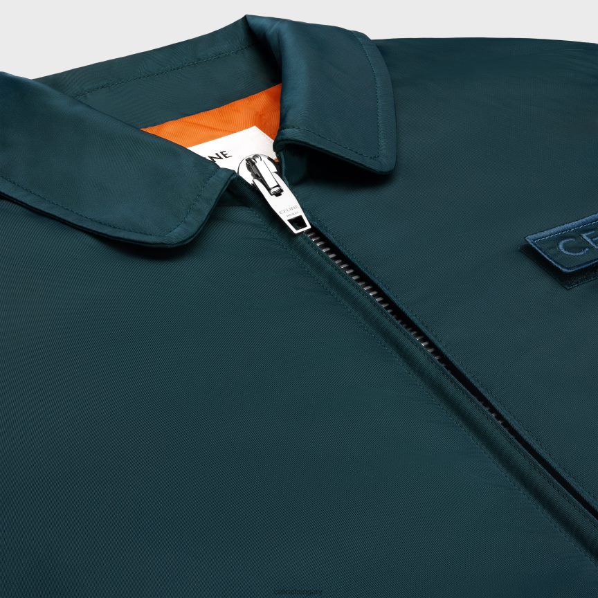ruházat CELINE nejlon bomber dzseki kék benzin férfiak J6P4881778