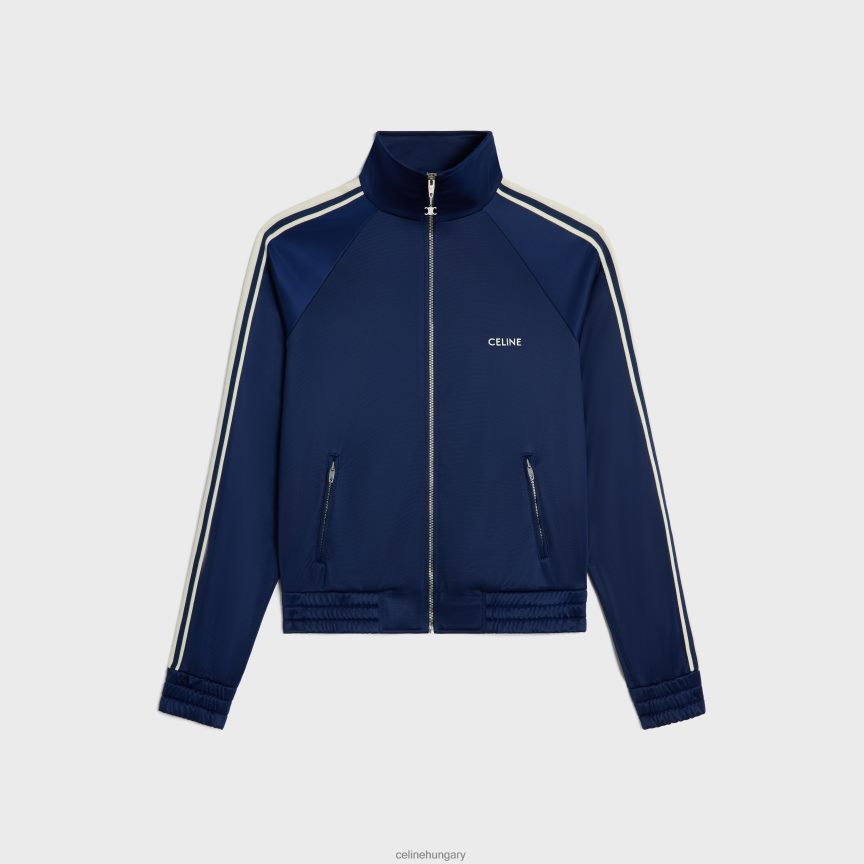 ruházat CELINE tréningruha kabát vintage dupla mezben sötétkék/törtfehér férfiak J6P4881808
