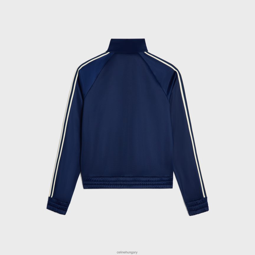 ruházat CELINE tréningruha kabát vintage dupla mezben sötétkék/törtfehér férfiak J6P4881808