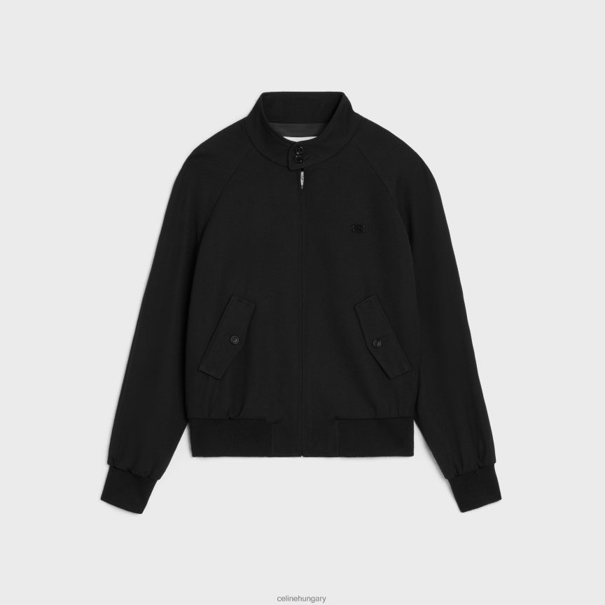 ruházat CELINE triomphe blúz kabát gyapjú gabardinból fekete férfiak J6P4881841