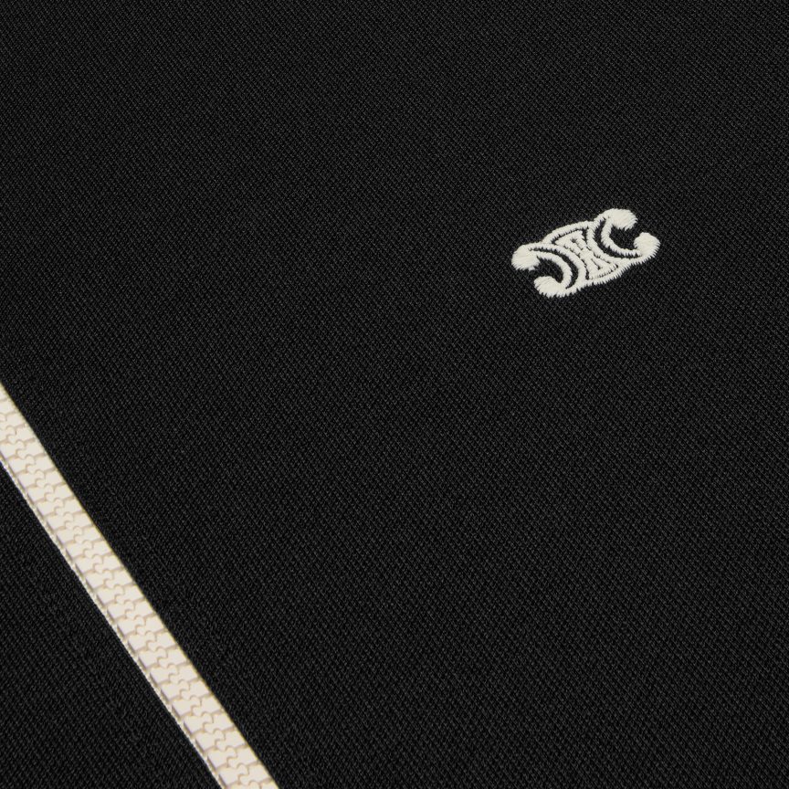 ruházat CELINE triomphe teddy kabát dupla arcú mezben fekete-fehér férfiak J6P4881848