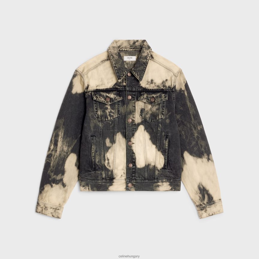 ruházat CELINE v alakú kamionos farmer dzseki harris mosás férfiak J6P4881990