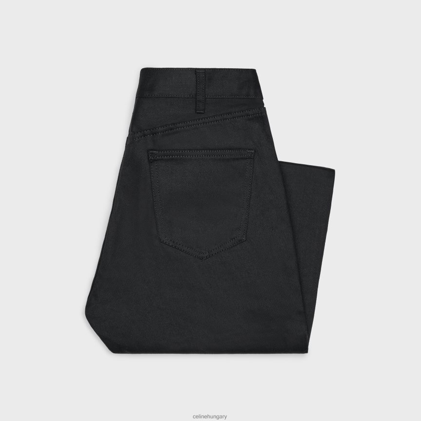 ruházat CELINE lou farmer mosó farmerben tiszta fekete férfiak J6P4881997