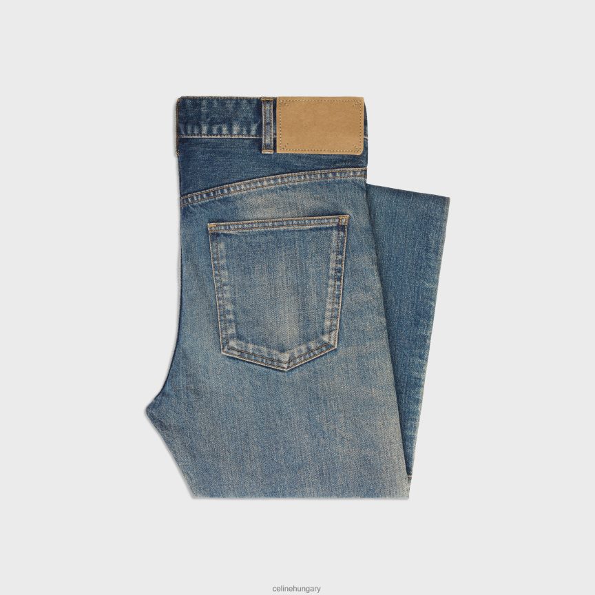 ruházat CELINE szűk farmer farmer ösvénymosás férfiak J6P4882004