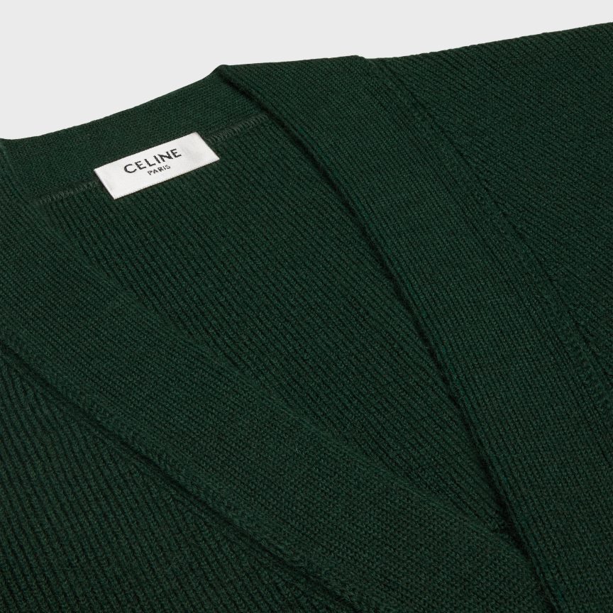 ruházat CELINE párizsi kardigán gyapjúból erdő férfiak J6P4881793