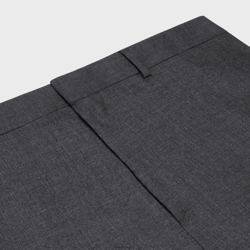 ruházat CELINE egyenes nadrág kasmír szövetből antracit férfiak J6P4881892
