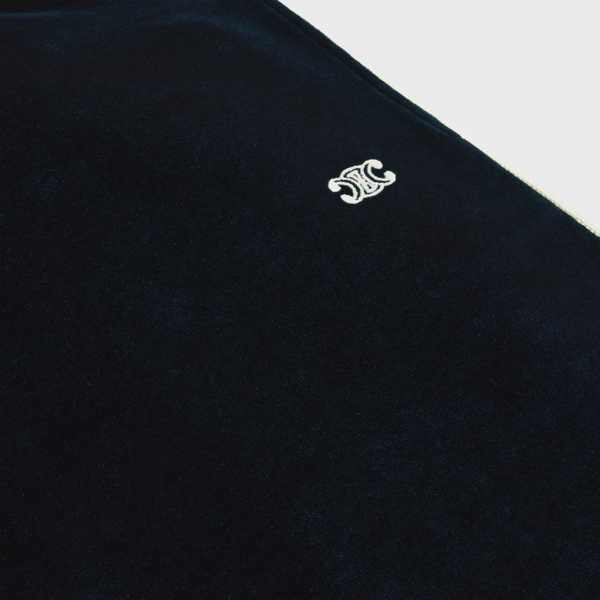 ruházat CELINE tréningruha nadrág bársony mezből éjfél/ecru férfiak J6P4882013