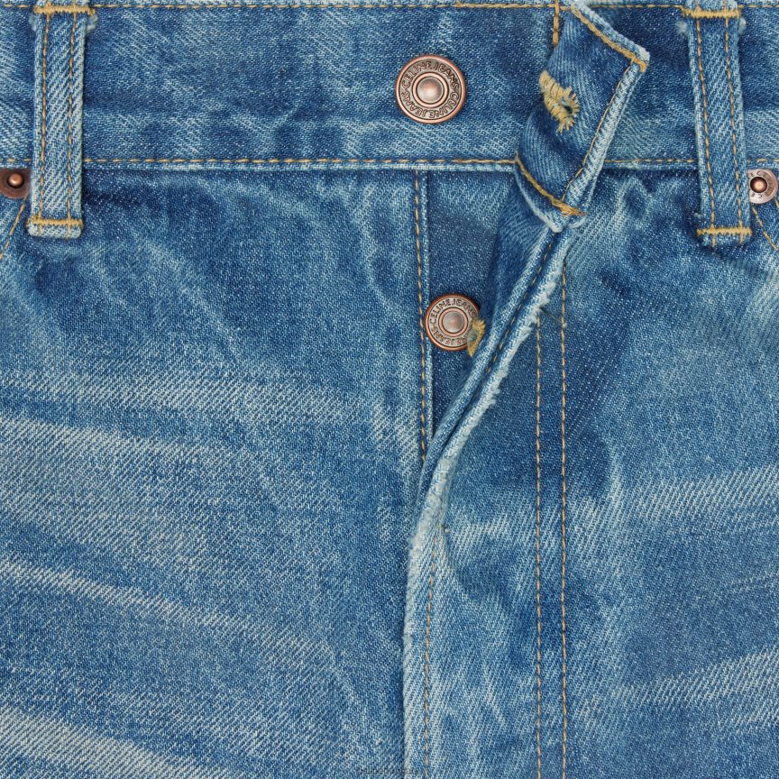 ruházat CELINE wesley rövidnadrág union wash farmerből szüreti szakszervezeti mosás férfiak J6P4882007