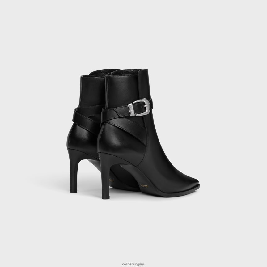 cipő CELINE borjúbőrből készült verneuil jodphur csizma fekete nők J6P488959