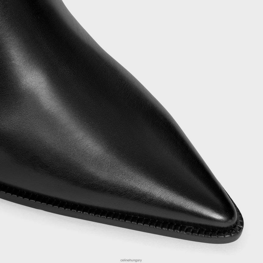 cipő CELINE borjúbőrből készült verneuil jodphur csizma fekete nők J6P488959