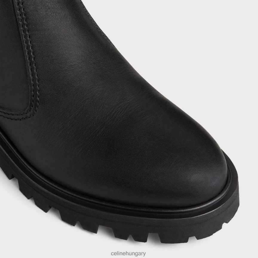 cipő CELINE margaret chelsea csizma borjúbőrben fekete nők J6P488954