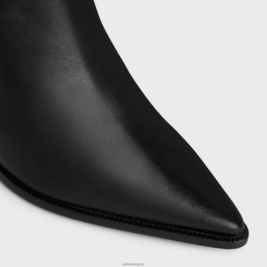 cipő CELINE verneuil bokacsizma triumfával borjúbőrből fekete nők J6P488957