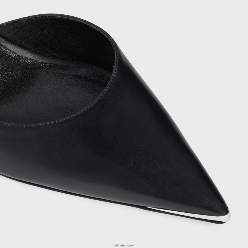 cipő CELINE cica borjúbőr fémujjával fekete nők J6P488984
