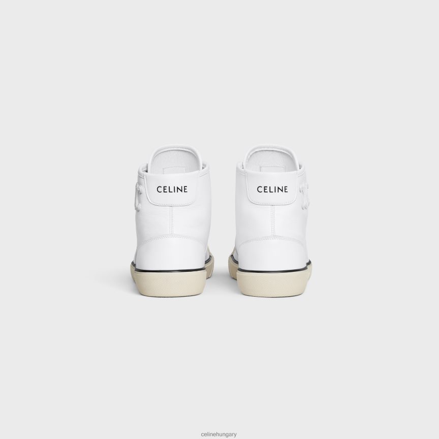 cipő CELINE as-02 közepesen alacsony fűzős alan tornacipő triompfottal borjúbőrből optika fehér nők J6P4881015