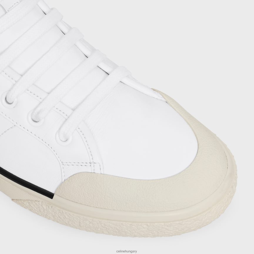 cipő CELINE as-02 közepesen alacsony fűzős alan tornacipő triompfottal borjúbőrből optika fehér nők J6P4881015