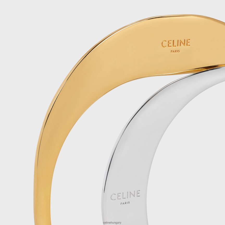 kiegészítők CELINE 2 sárgaréz mandzsetta készletet alkot, arany és ródium bevonattal Arany ezüst nők J6P4881372