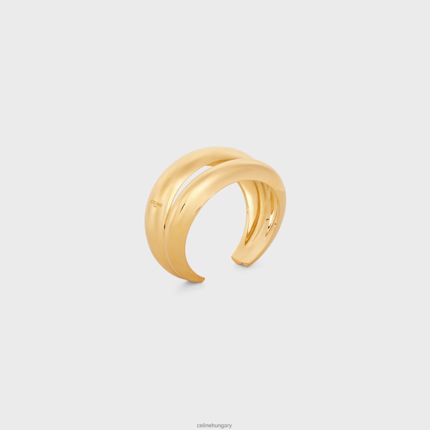 kiegészítők CELINE abstraites mandzsettát képez sárgarézből, bevonattal Arany nők J6P4881370