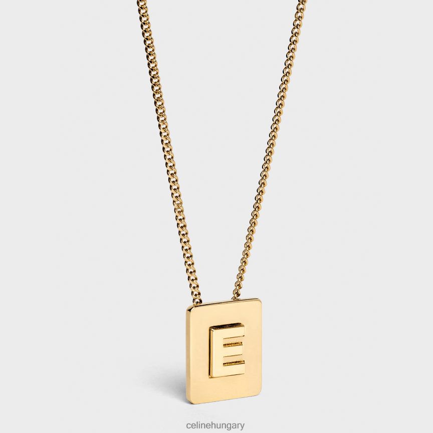 kiegészítők CELINE ábécé e nyaklánc sárgaréz kivitelben Arany nők J6P4881328