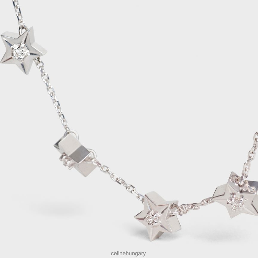 kiegészítők CELINE etoile multi stars gyémánt karkötő fehér arany és fehér nők J6P4881422