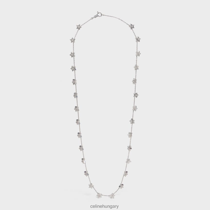 kiegészítők CELINE etoile multi stars gyémánt nyaklánc fehér arany és fehér nők J6P4881421