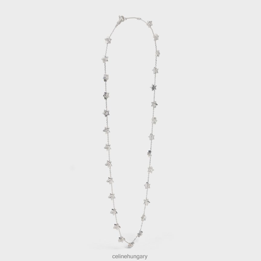kiegészítők CELINE etoile multi stars gyémánt nyaklánc fehér arany és fehér nők J6P4881421