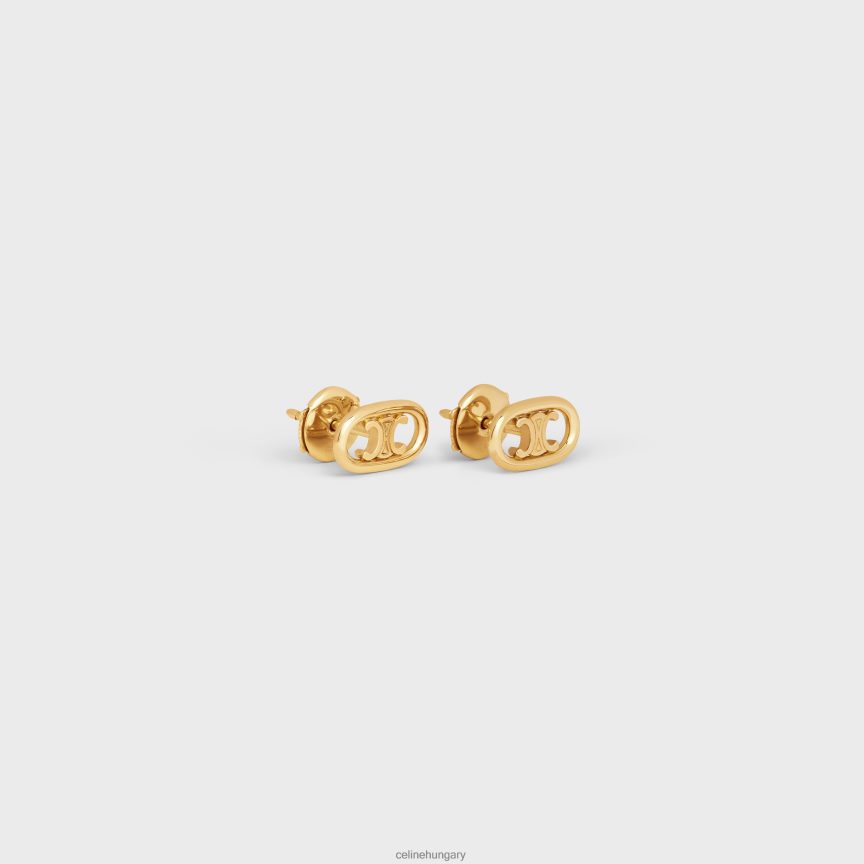 kiegészítők CELINE maillon triomphe becsapódik sárga arany nők J6P4881386