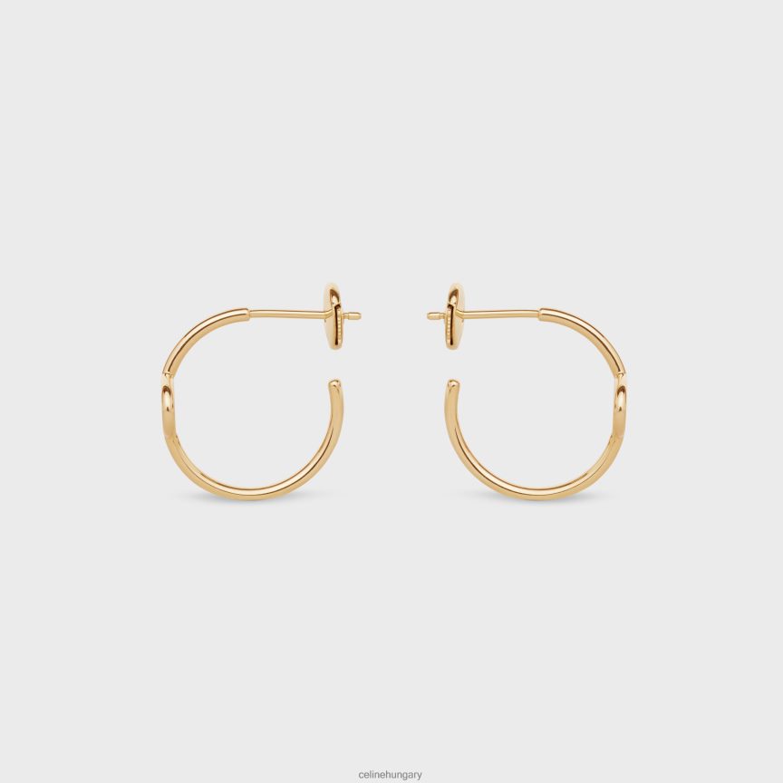 kiegészítők CELINE maillon triomphe karikázik be sárga arany nők J6P4881385