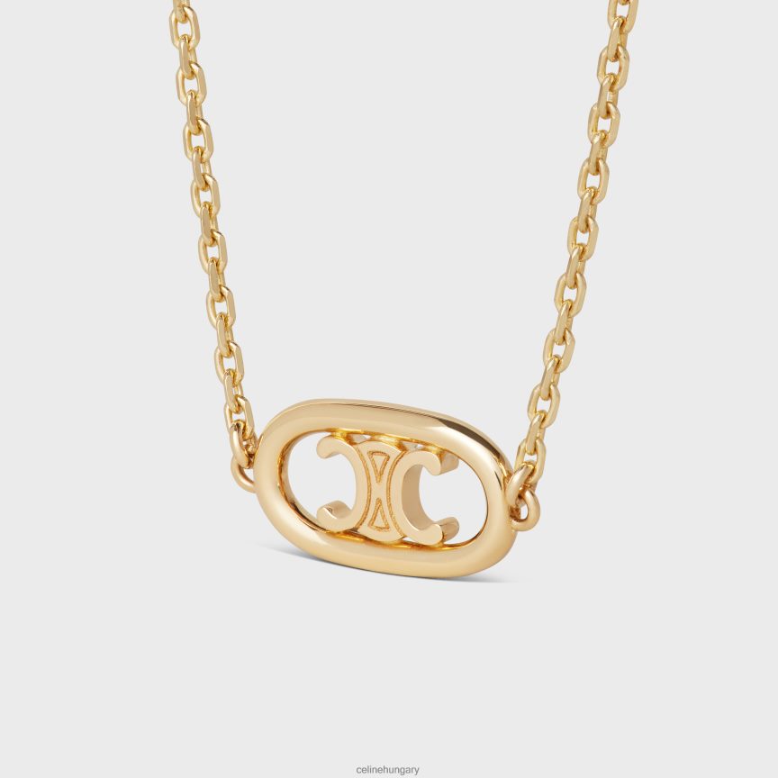 kiegészítők CELINE maillon triomphe karkötő be sárga arany nők J6P4881384